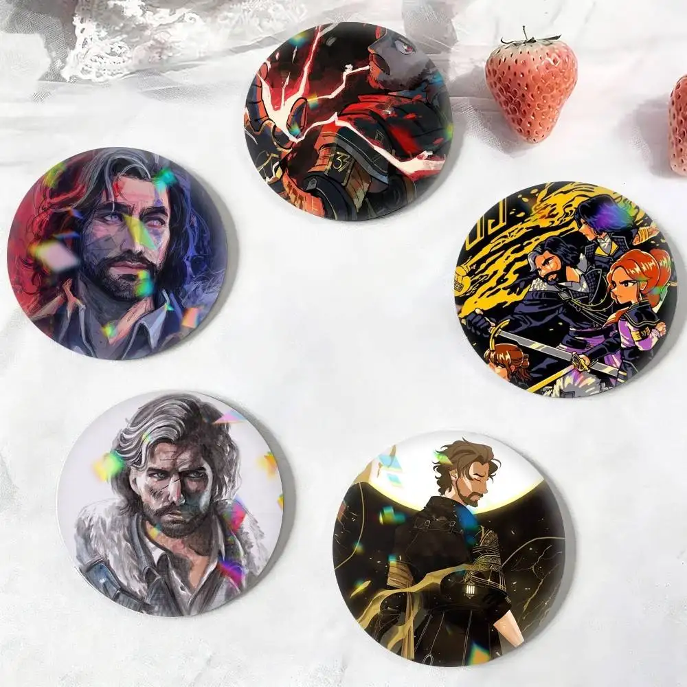 Game C-Clair O-Obscur E-Expedition 33  25 32 44 58 75mm Badges Personalized Round Brooches Pins Accessory Gift