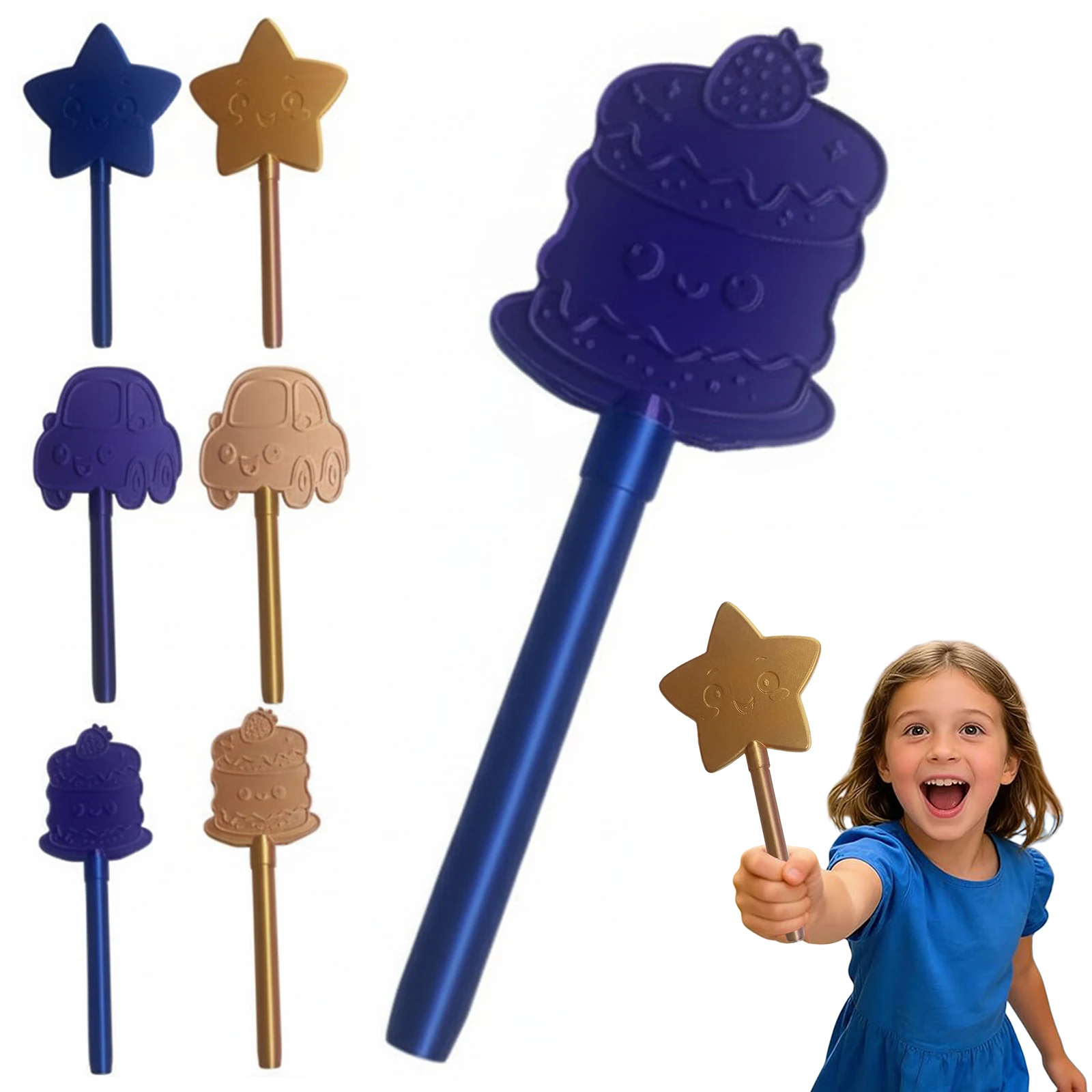 

Магическая палочка-держатель для кредитных карт с 3D-печатью, бесконтактная, со скрытым слотом для удобной оплаты, подходит для различных сценариев использования