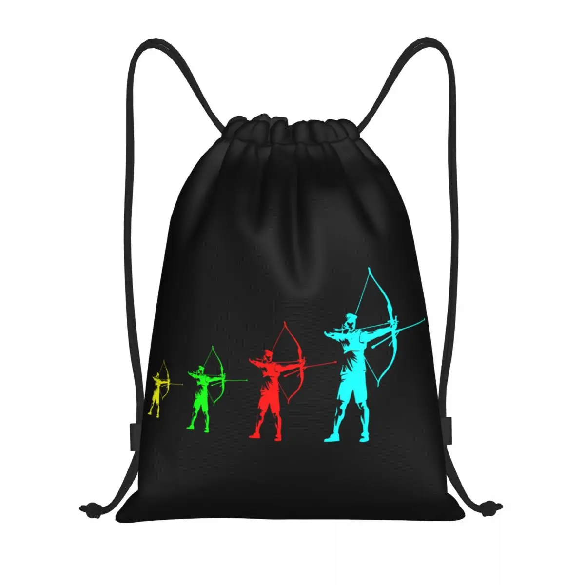 

Custom Archery Sport Drawstring Bag Women Men Lightweight Archer Bow Hunting Lover Sports Gym Storage Backpack