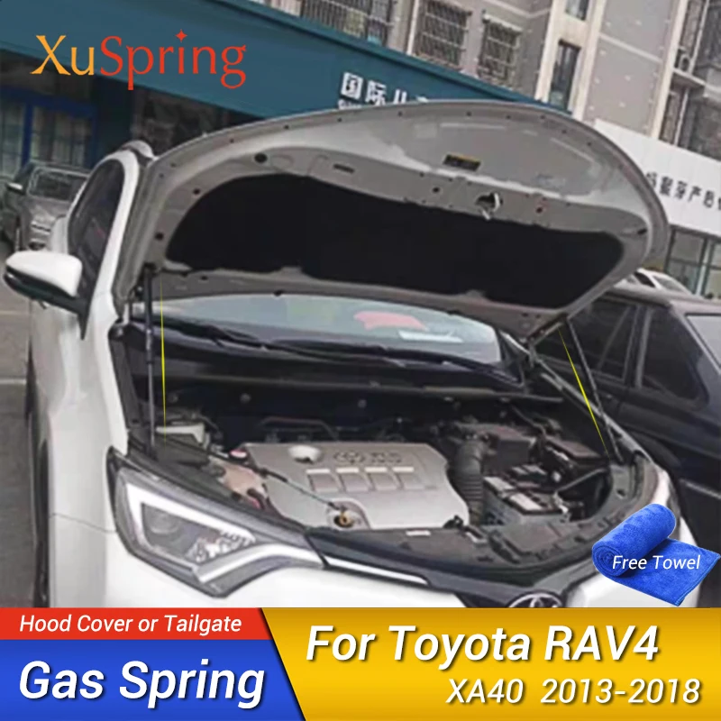 

Car Hood Strut Bars for Toyota RAV4 2013 2014 2016 2017 2018 XA40 Spring Shock Hydraulic Rod Lift Support Accessories