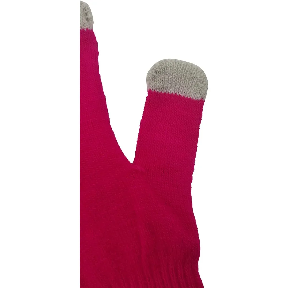 قفازات الشتاء الدفء بأحجام متنوعة للرجال والنساء، عبوة كبيرة مع جزء داخلي مصقول للحصول على أقصى قدر من الراحة