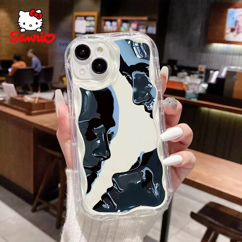 

Чехол для телефона Hello Kitty Iphone15 Pro для девочек, чехол для мобильного телефона Hellokitty Kawaii для Iphone, чехол для телефона Kt, подарок для девочки