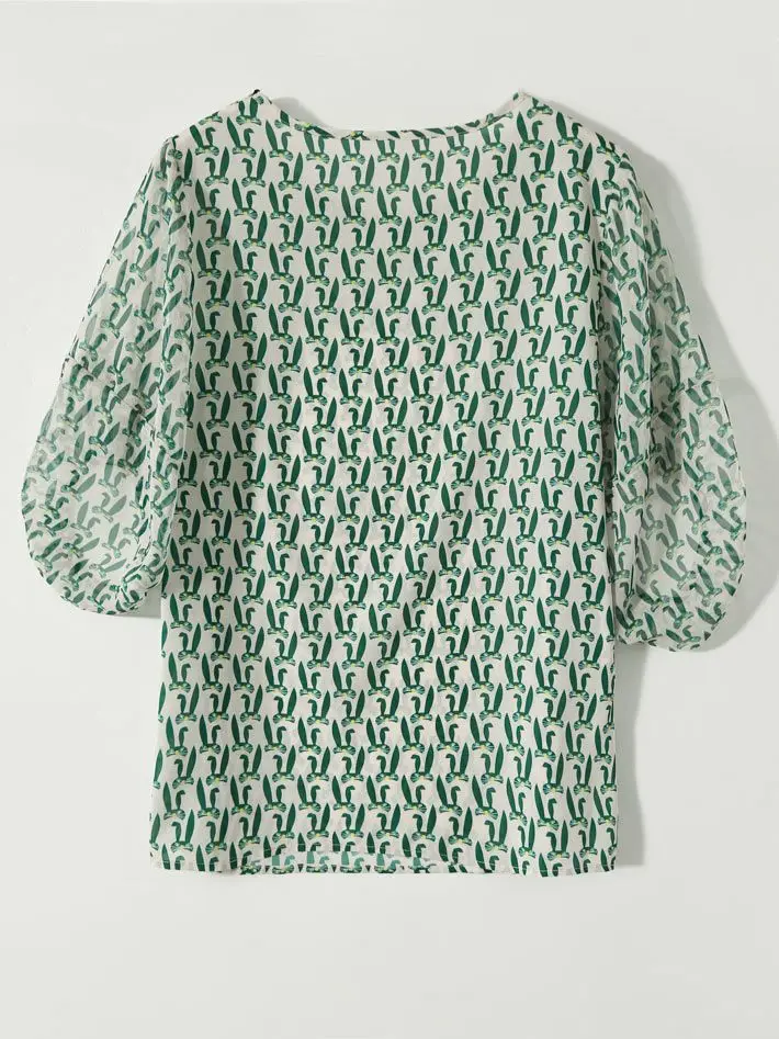Chiffon shirt voor dames in de zomer Nieuwe stijl Losse en veelzijdige stijl slanke top