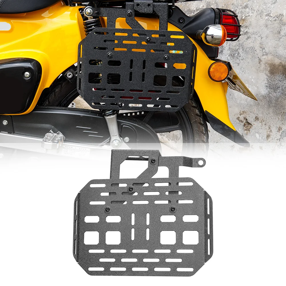 

Fit Honda CT125 Cross Cub Aluminum Side Mount Luggage Rack, Side Hanging Cargo Panel Accessories