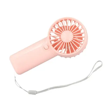 Mini Rechargeable Handheld Cooling Fan Lightweight Low Noise Portable Fan for Student Dormitory Outdoor Travel Summer Cool Tool