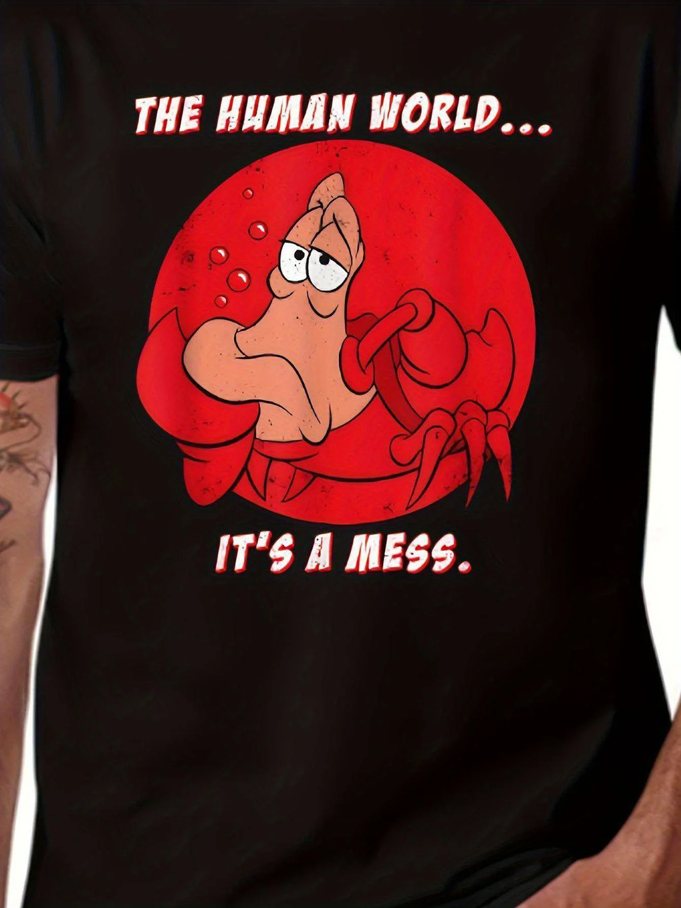 2026 Men's The Little Mermaid Sebastian 