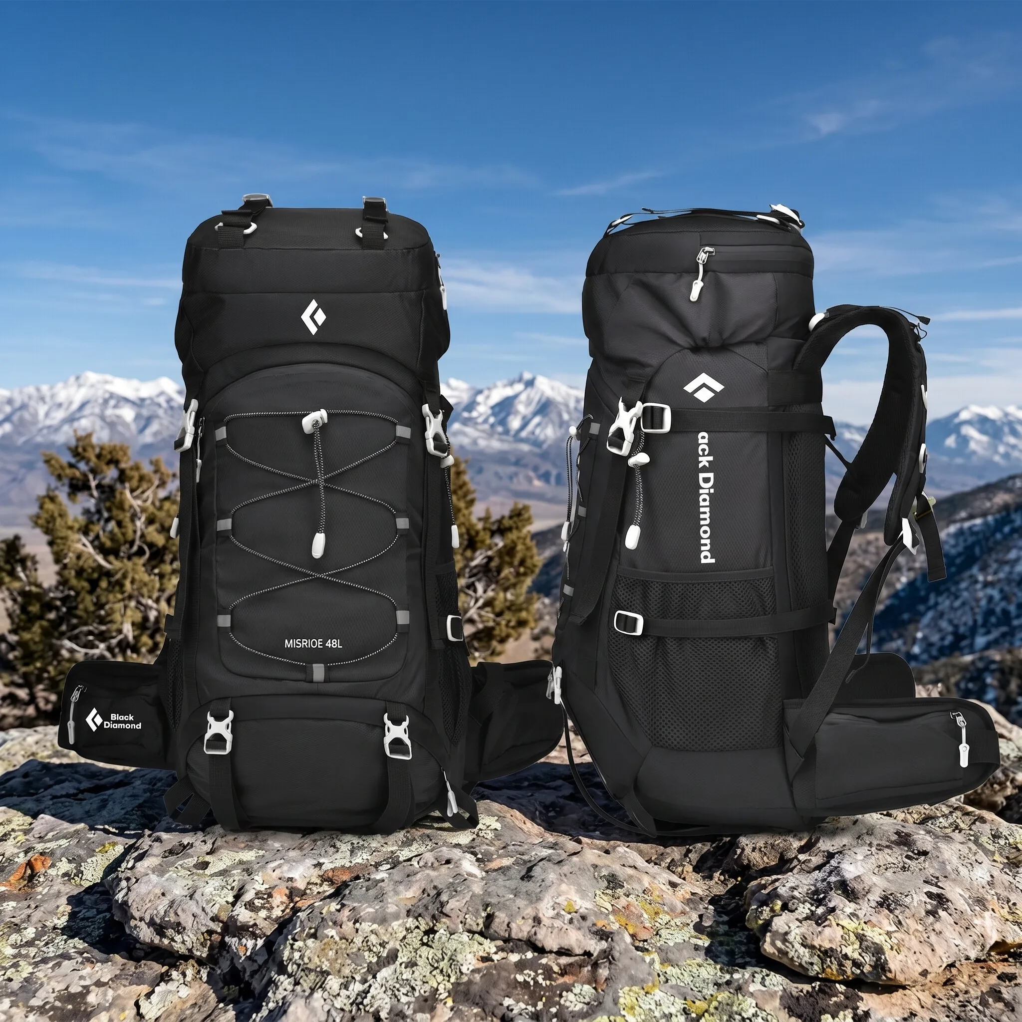 Black Diamond 48L Waterproof Hiking Backpack