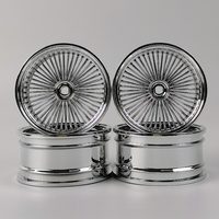 4pcs 3mm Offset RC Car 1/10 Scale Plastic Wheels Rims 12mm Nut Drift On road Touring Model Hobby