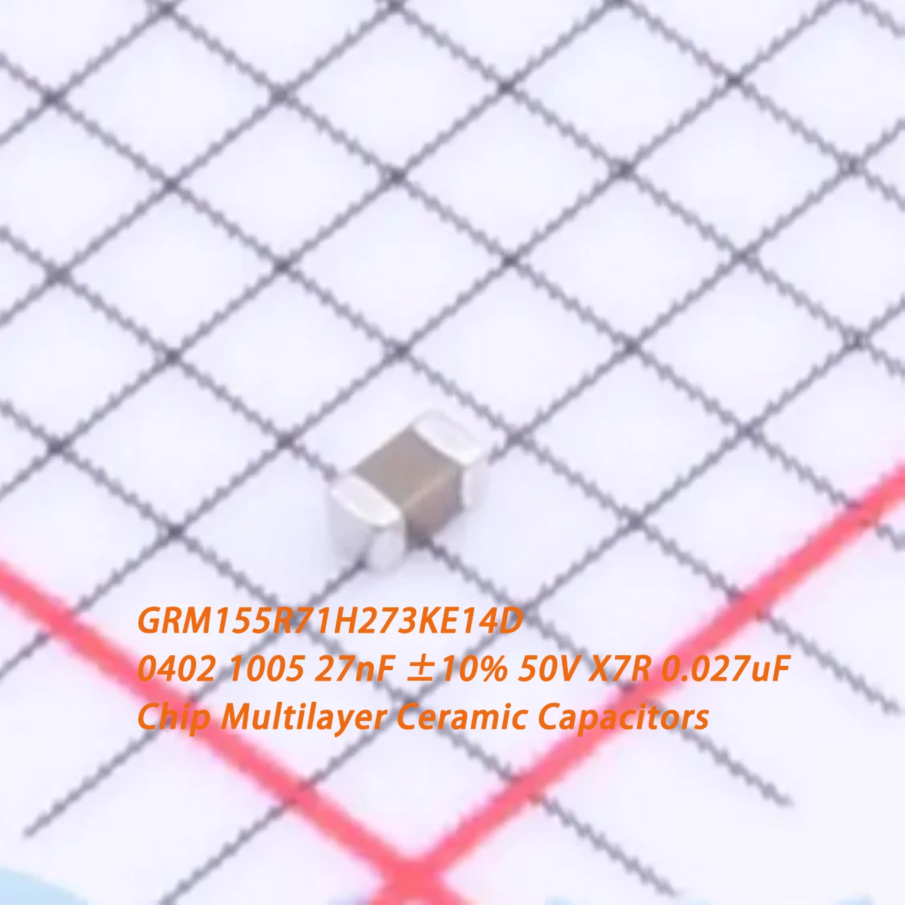 100PCS GRM155R71H273KE14D 0402 1005 27nF ±10% 50V X7R 0.027uF NEW Original SMD MLCC IC Chip Multilayer Ceramic Capacitors