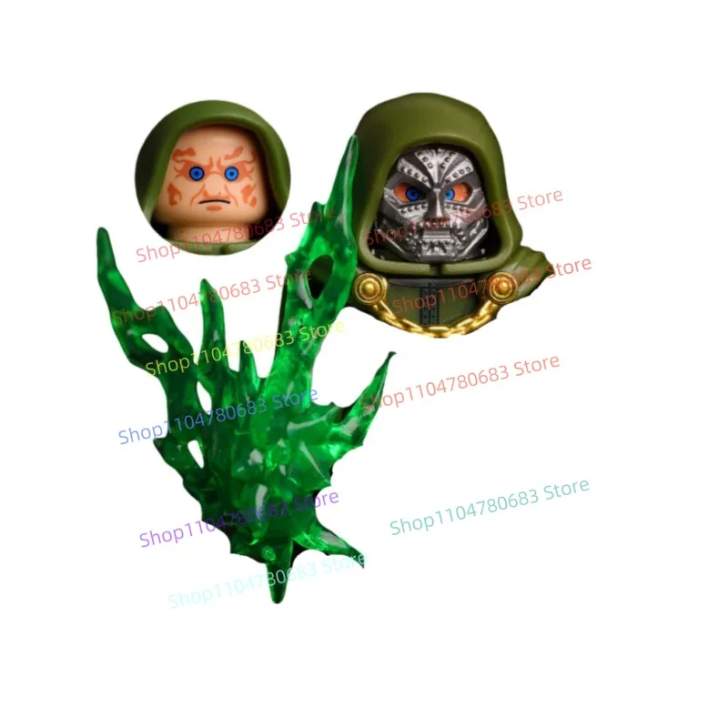 Klocki MOC Villain WM2996-WM2997 Mini Figurka Akcji Model do Składania Ekspozycja Anime Film Akcesorium Dekoracyjne Zabawka Prezent