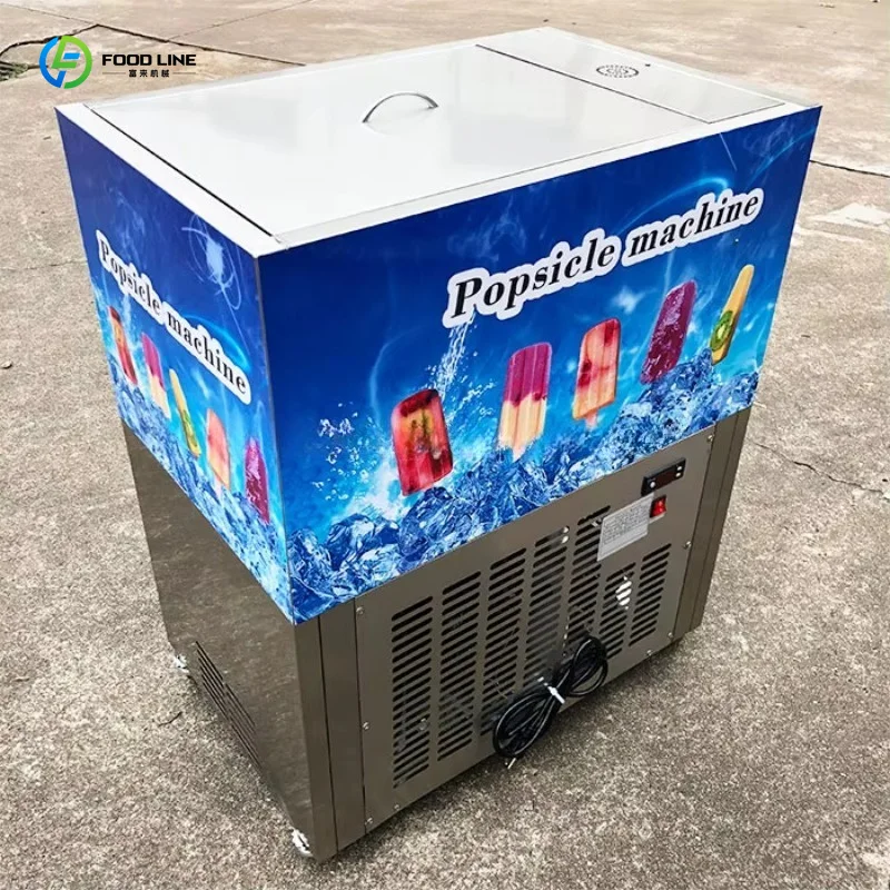 Customized Fast Freeze Fruit Popsicle Maker High Productivity 1 Mold Kit Complete New Processing Machine 1 Year Warranty
