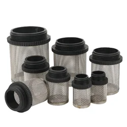 20/25/32/40/50/63mm 304 inoxidável filtro para jardim irrigação aquário bomba de água fillter plástico rosca macho filtro