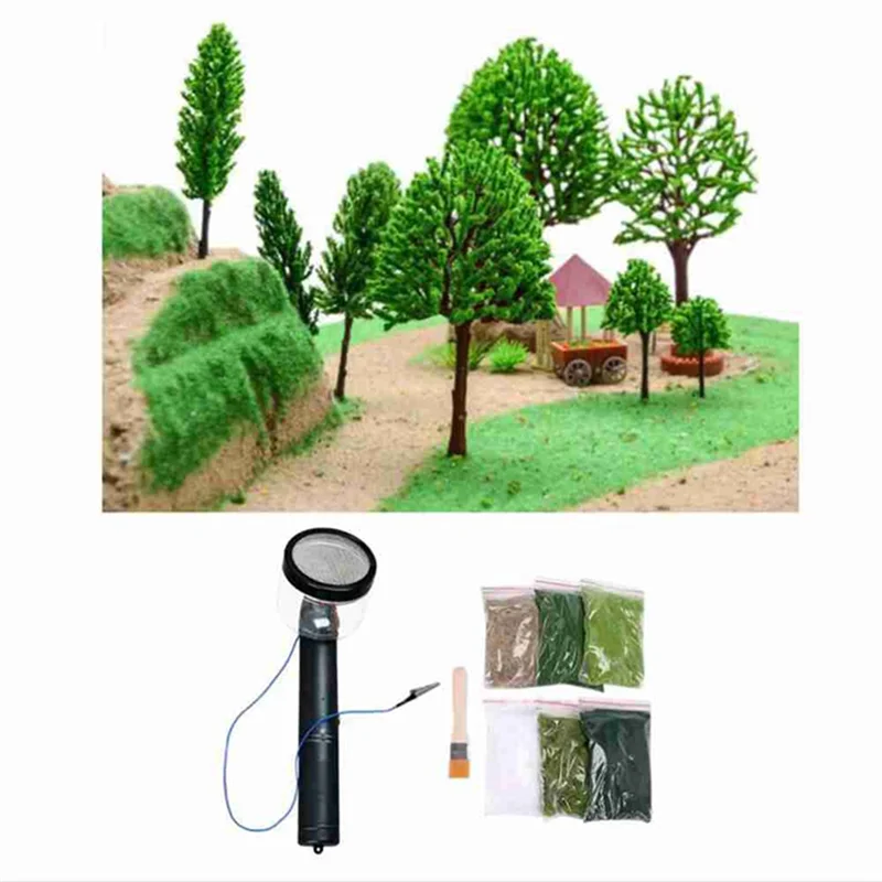 VELIF-Static Grass Flocking Applicator Electrostatic Grass Planter Electrostatic Flocking Machine Sand Table DIY Tool