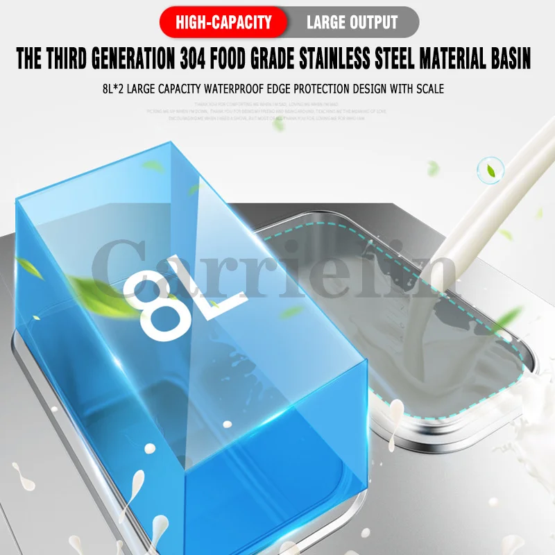 Коммерческая машина для мягкого мороженого Коммерческая нержавеющая сталь 3 вкуса 42 л/ч вертикальный двойной компрессор