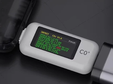 Digital USB-C PD 3.1 Power Tester with 48V EPR and Type-C Port for Fast Charging Verification
