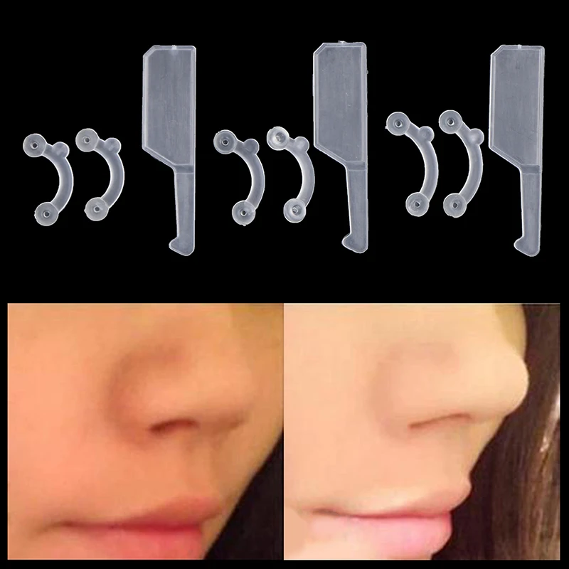 6PCS Beauty Nose Up Lifting Bridge Shaper Massage Tool No Pain Nose