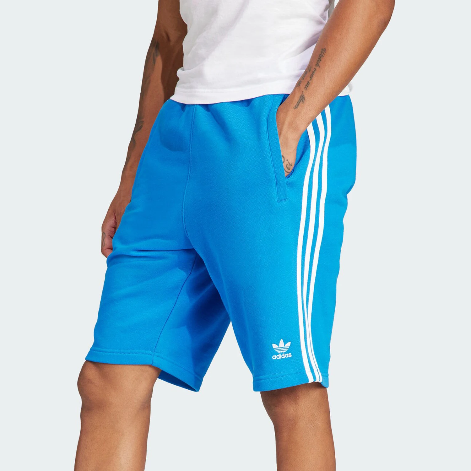 Adidas genuine genuine Three Stripes Men's Retro Breathable Knit Sport Shorts IM9426