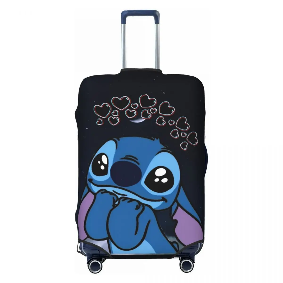 MINISO Stitch Suitcase Cover Graphic Printing Business Protector Holiday Useful Luggage Accesories