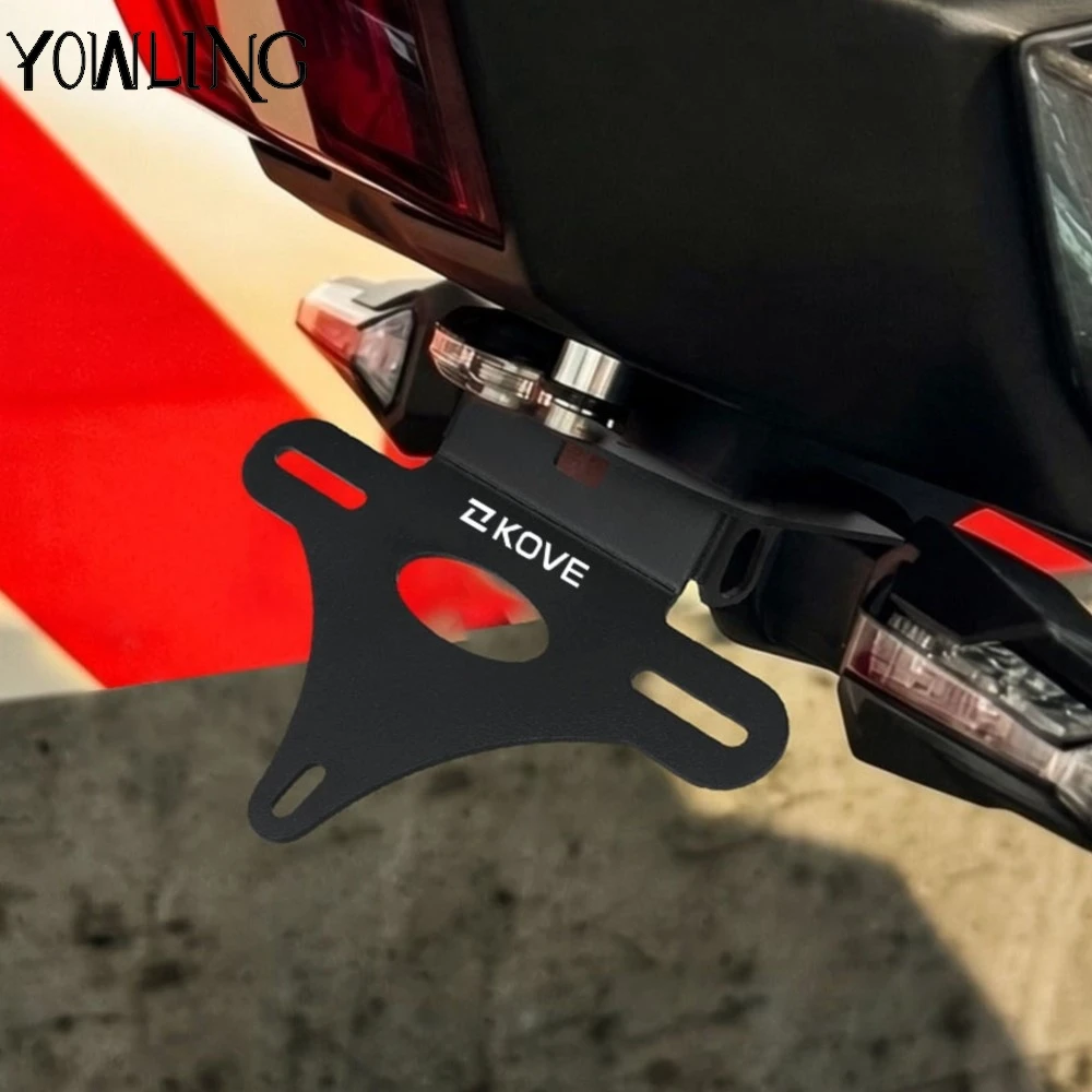For KOVE 800X Pro Rally Super Adventure 2024 2025 2026 License Plate Bracket Licence Plate Holder Frame Number Plate KY800X ADV
