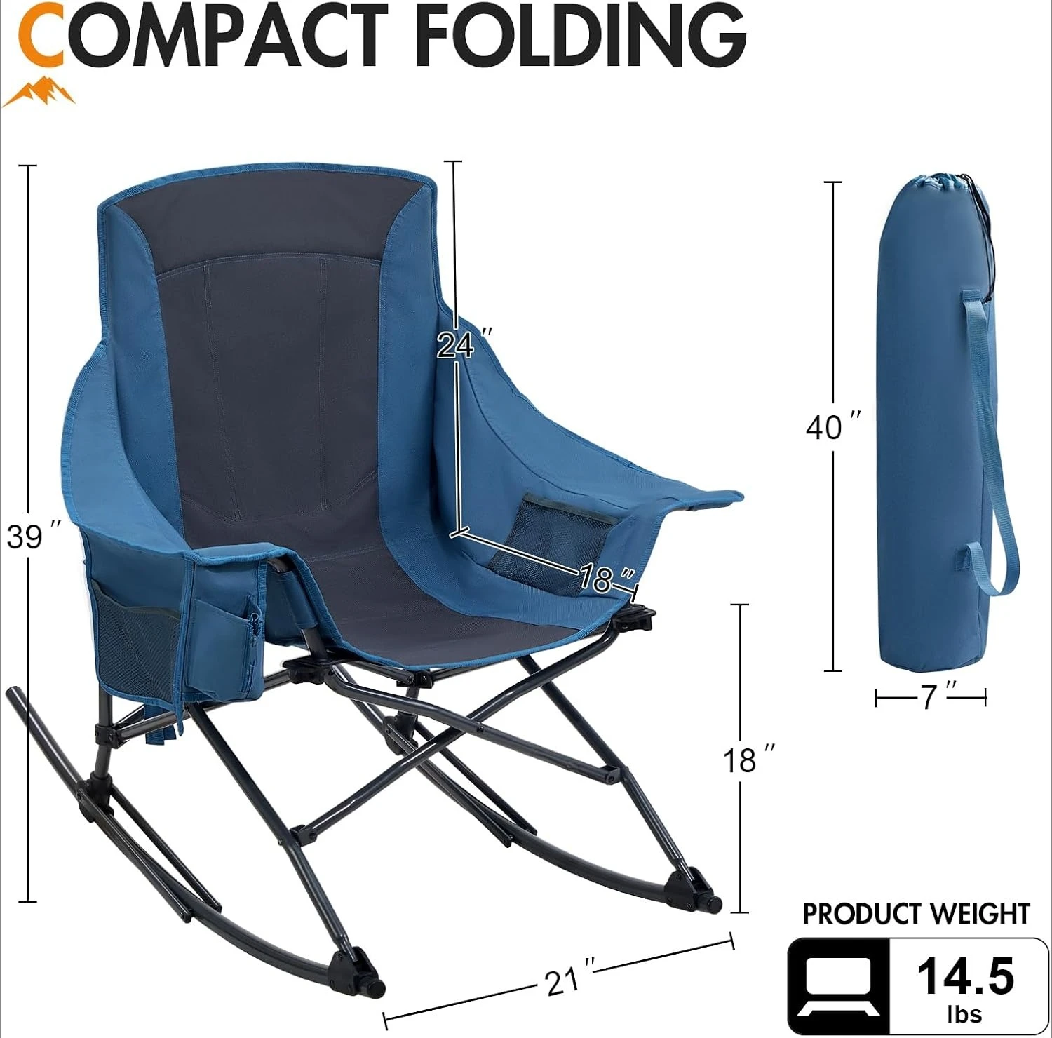 Açık Hava Sallanan Sandalye Ka - Outdoor Camping Rocker incelemesi ve fiyatı