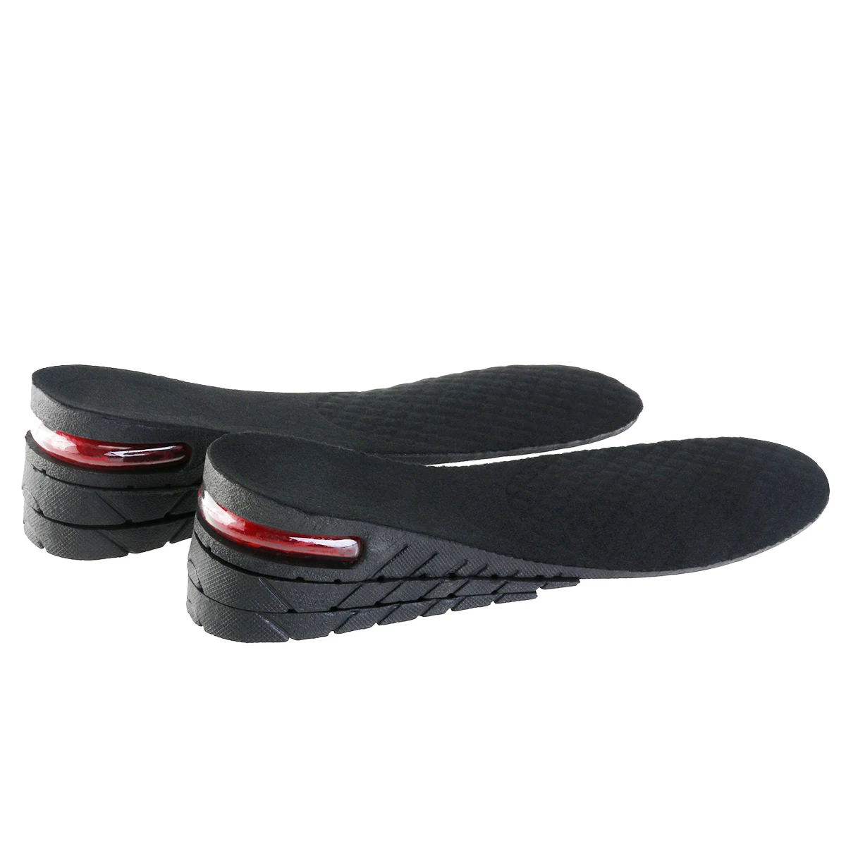 

Unisex 3-Layer Insole Pu Cushion Taller Pad Insole Anti-Slip Comfortable Sole 35-44 Eu34.5-44.5 Taller