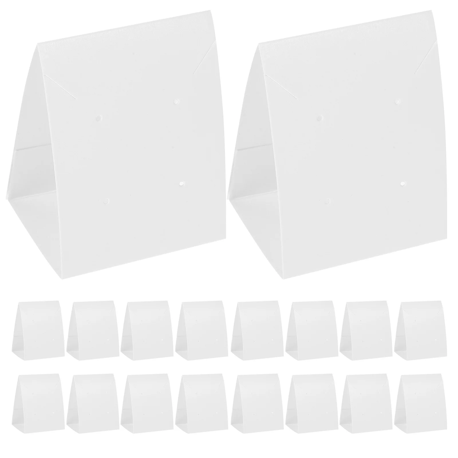 

100Pcs Earring Display Cards Creative Necklace Cards Jewelry Holder Stand Practical Durable Storage Jewelry Cardboard