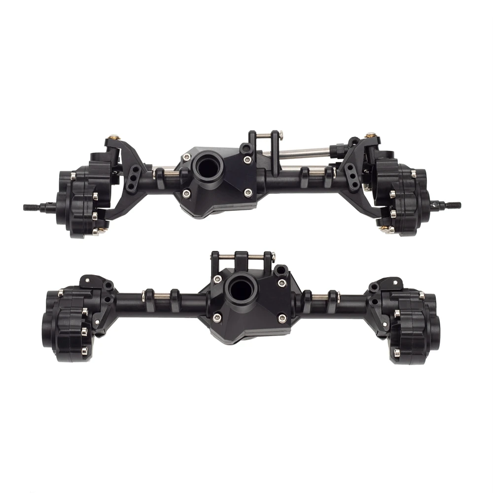 TRX4 Metal Integrated Front and Rear Portal Axle Housing Set for Traxxas TRX-4 1/10 RC Crawler Car Upgrade Parts