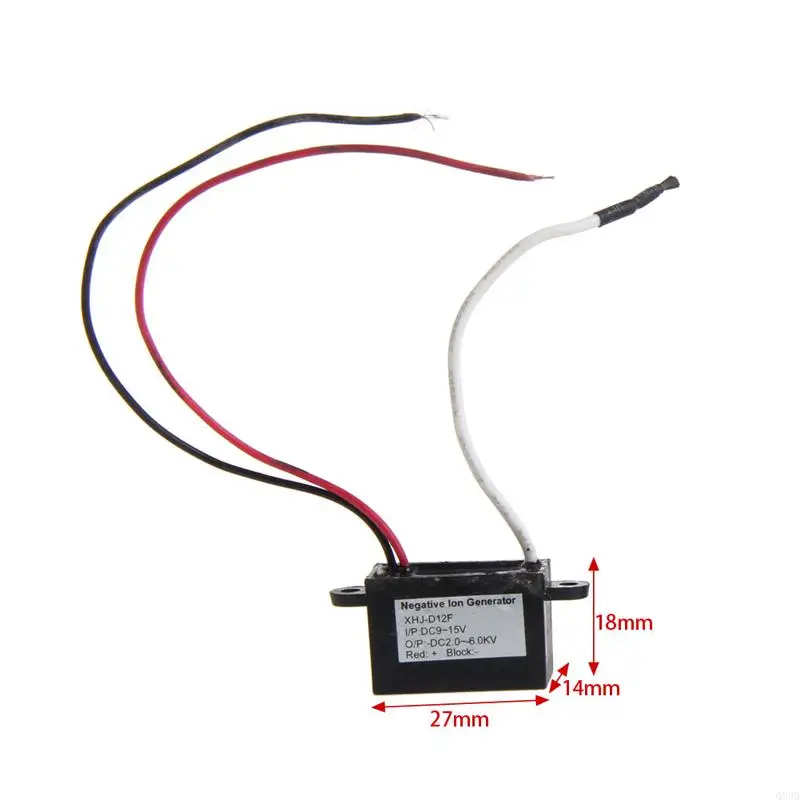 Q39B 1PCS Air Ionizer Отрицательные ионы ионов Модуль DIY Air Cleaners Car Home Home Air Curefier DC12V PK-D12F