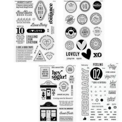 New English Love Clear Stamp  Seal For DIY Scrapbooking photo Album Decorative Clear Stamp  A6800