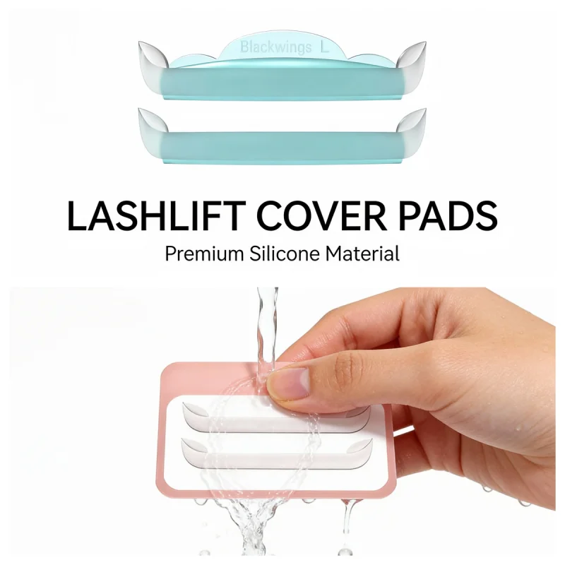 Verbesserter Keratin-Wimpernzange, halbtransparent, Paar Silikonstreifen, weich, elastisch, passend für die Augen, Beauty-Make-up-Werkzeug