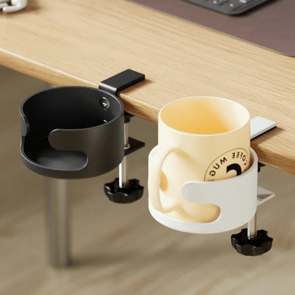 

Универсальный настольный держатель для напитков с регулируемым поворотом, крепление-зажим для стаканов на стол