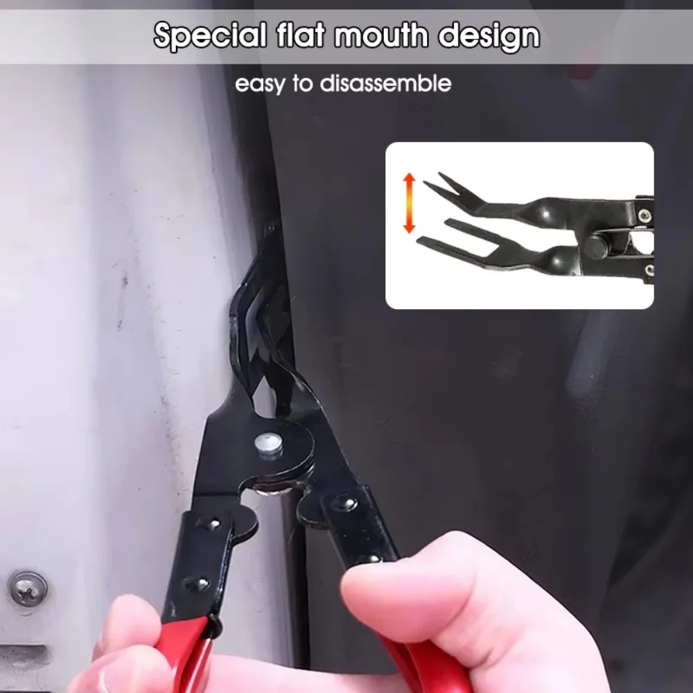 5/4PCS Car Trim Clip Pliers Radio Removal Tool Stereo Extractor Keys Fastener Remover Kit Automotive Interior Disassembly Tool