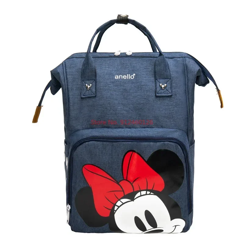 Disney Fashionable Mommy Minnie Double Shoulder Maternal And Baby  Mickey Cartoon Mickey Mouse Mom  Bottle  Diaper Bag