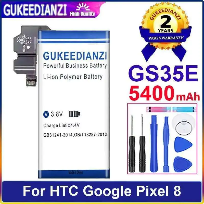 

Mobile Phone Battery GS35E Premium Replacement High Performance 5400Mah For Htc Google Pixel 8