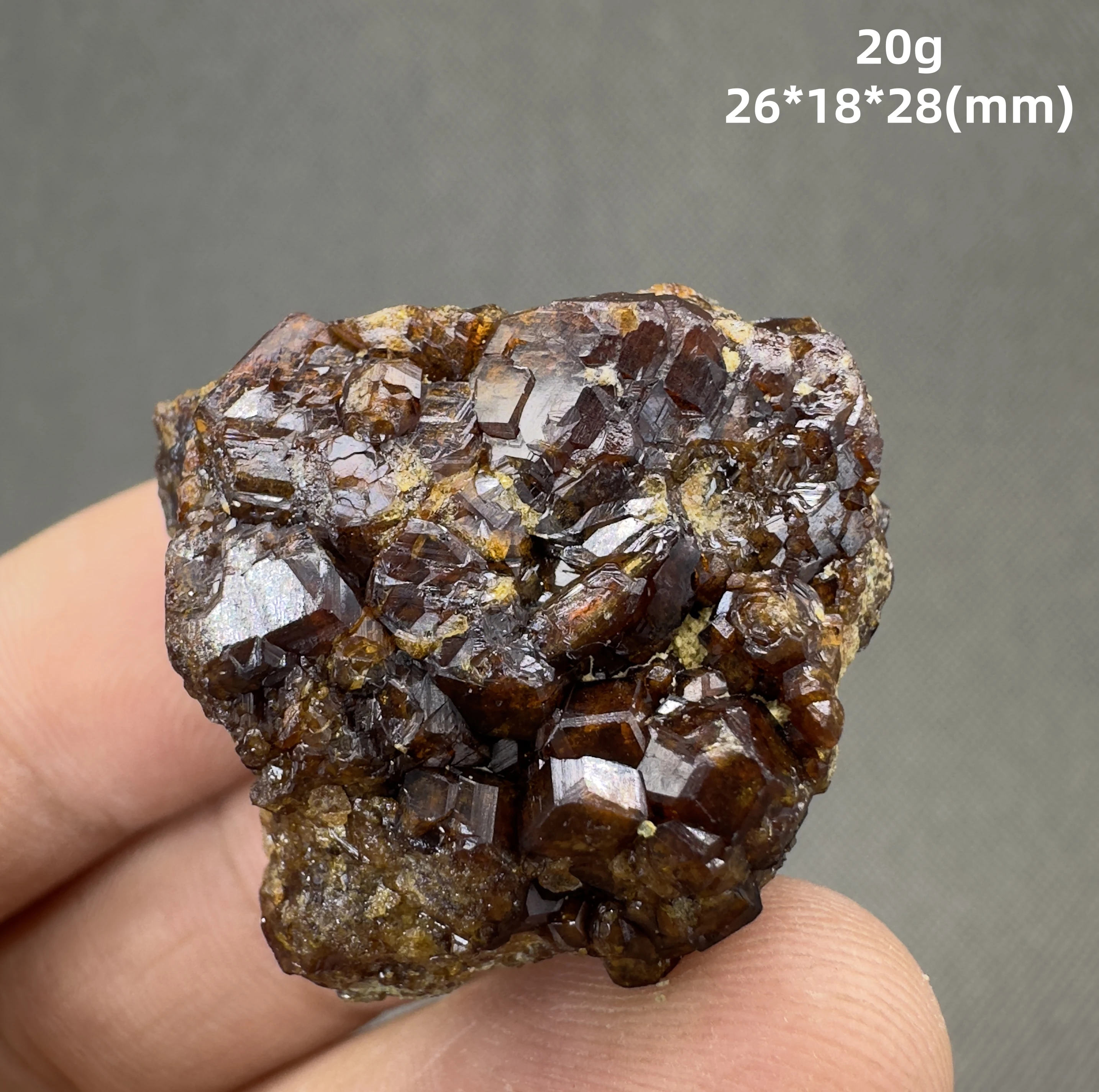 New! Natural Inner Mongolia Garnet mineral specimens + healing quartz crystals and stones rock gemstone - Image 6