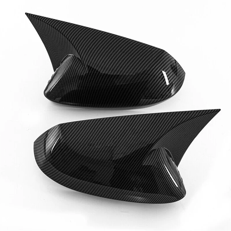 

Carbon Fiber Color OX Horn Rearview Mirror Cover Cap Trim Accessories For Toyota Corolla 2019-2023