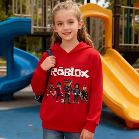New ROBLOX Cartoon Anime Costume Hoodie Clothes Funny Hoodies Girls Boy Baby Sweatshirt gifts