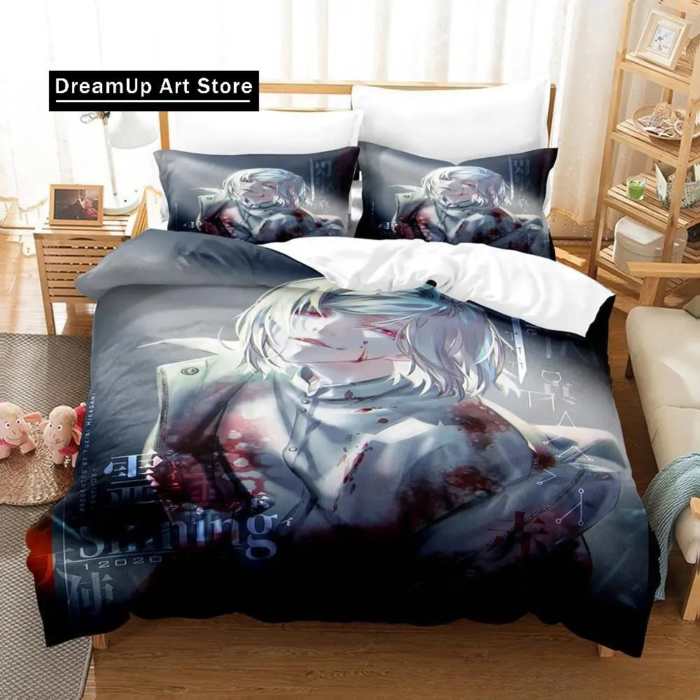 Akudama Drive Bedding Set Single Twin Full Queen King Size Bed Set Adult Kid Bedroom Duvet cover Sets 3D Anime Bed Sheet Set