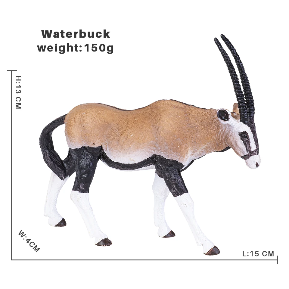 Solide Simulation Wild Zoo Tier Schimpansen Giraffe Zebra Modell Action-figuren Bär Nilpferd Nashorn Figuren Spielzeug für Kinder – Detail 14