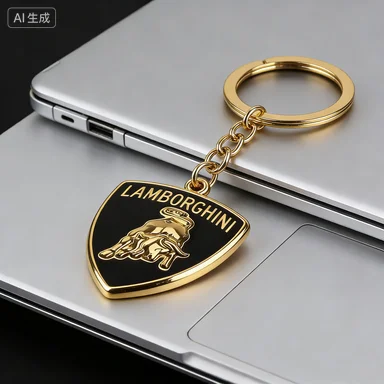 Llavero de Metal con Diseño 3D Creativo, Anillo Colgante Deportivo para Llaves de Lamborghini Urus, Huracán, Aventador, Accesorios Premium