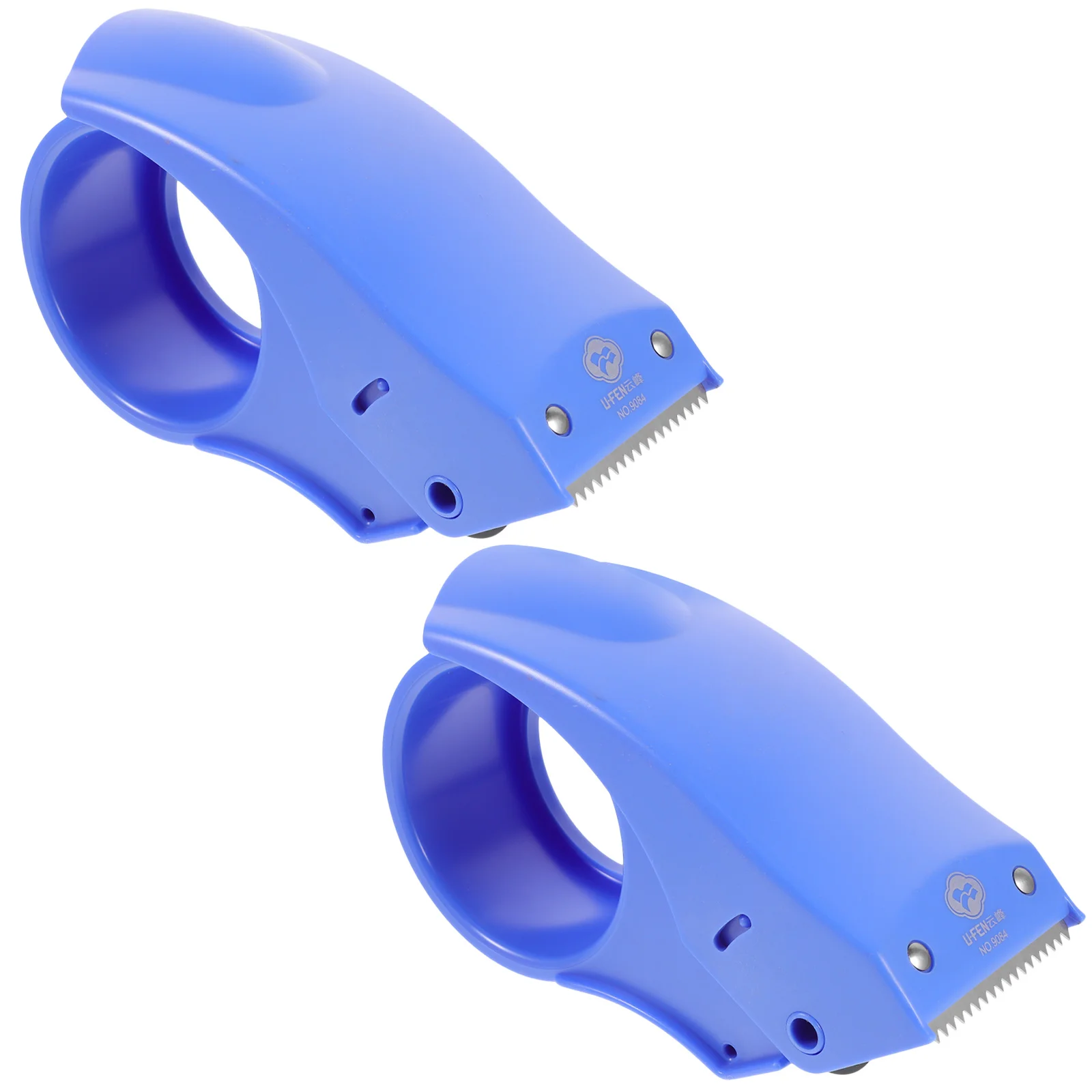 2pcs Hand-Held Tape Cutter Ergonomic Lightweight Packaging Tape Dispenser Heavy Duty Sealing Cutter For Warehouse Supplies