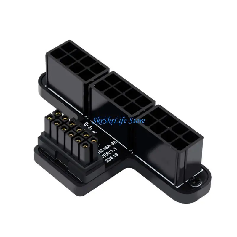 E65E GPU Power Adapter 3x8Pin to 12Pin 12+4Pin Converter for Desktops Graphics Cards