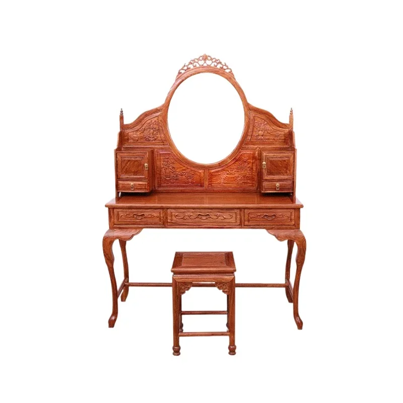 

African rosewood hedgehog red sandalwood dresser, dressing chair, wedding beauty