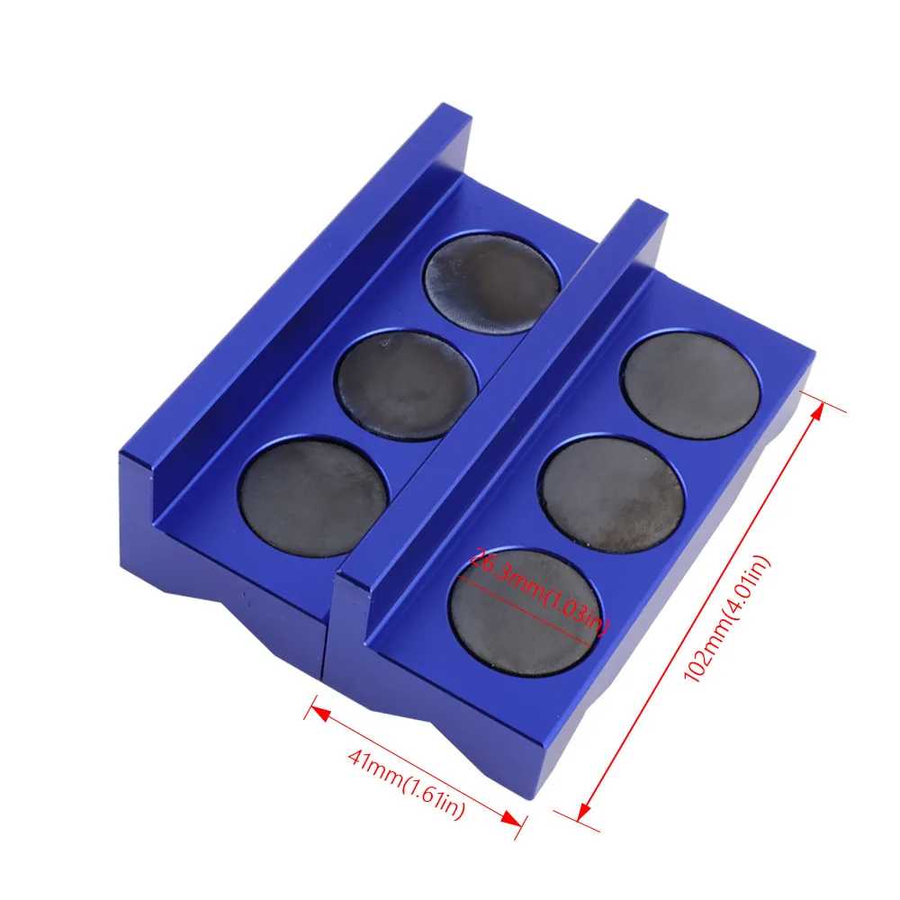 Vise Magnetic Protective Cover Jaws Protect Cover Aluminium Alloy For AN Fittings