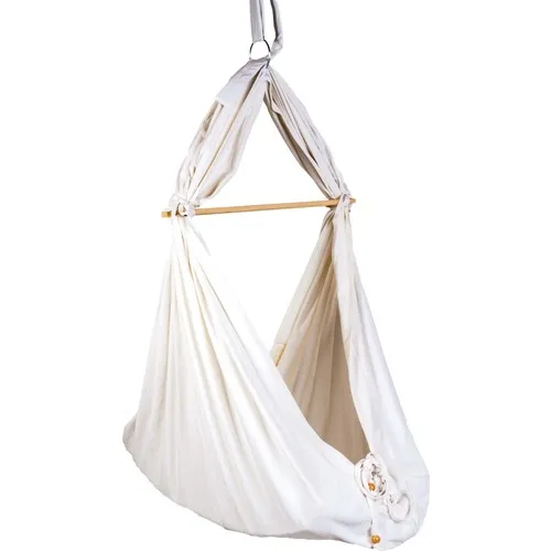 Spring Baby Hammock Cradle-Baby Ceiling Swing Head the straightness of and waist prevent slip Fabric parts 100 Cotton