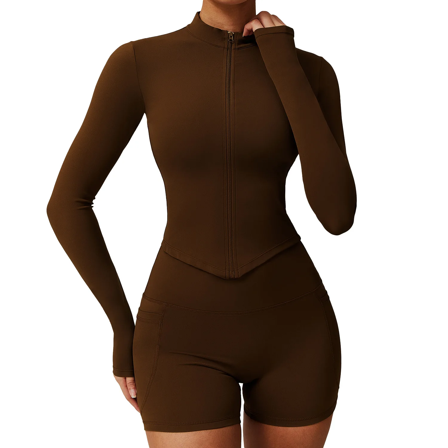 

Maxdutti Cloud Sensing Speed Dry Waist Shaping Comfortable Yoga Set Casual Outerwear Running Fitness Set Woman Clothes Pant Sets