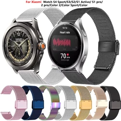 22mm Buckle Milanese Strap For Xiaomi Watch 2 Pro Metal Sport Bracelet For Xiaomi Watch S4 S3 S2 S1 Active Correa Mi Color 2