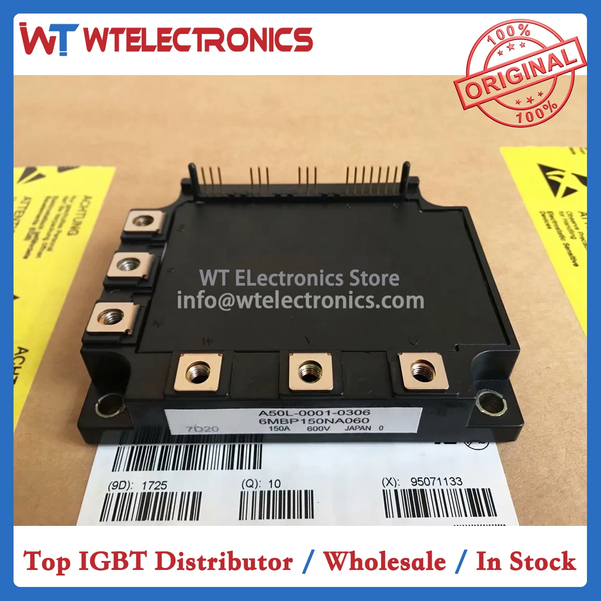 

Genuine 6MBP150NA060 IGBT Module 6MBP150NA060