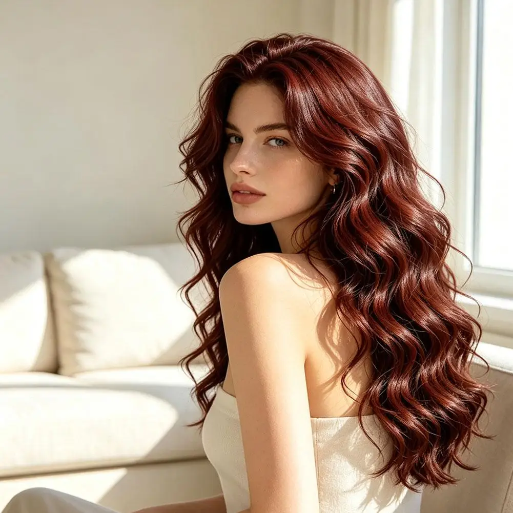 Semi-permanentes Haarfärbeshampoo mit natürlicher Formel zur Grauhaarabdeckung für Frauen und Männer in verschiedenen Farben: Schwarz, Braun, Lila. – Detail 11