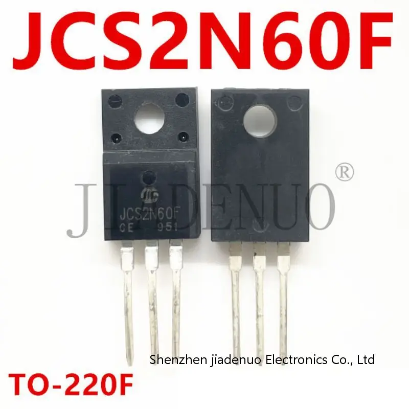 (5-10pcs)100% New JCS2N60F JCS2N60 MOS triode N-channel 600V TO-220F chipset